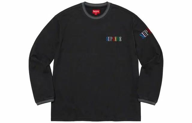 Supreme FW20 Week 12 Multi Color Logo LS Top
