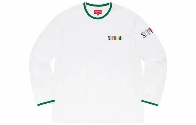 Supreme FW20 Week 12 Multi Color Logo L/S Top