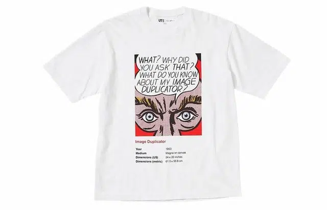UNIQLO x roy lichtenstein T