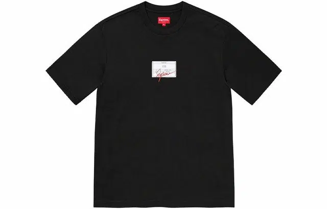 Supreme SS21 Week 9 Signature Label SS Top T