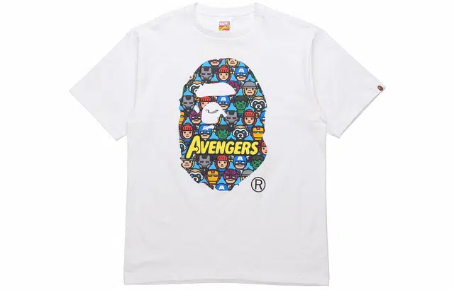 A BATHING APE Avengers Ape Head Tee
