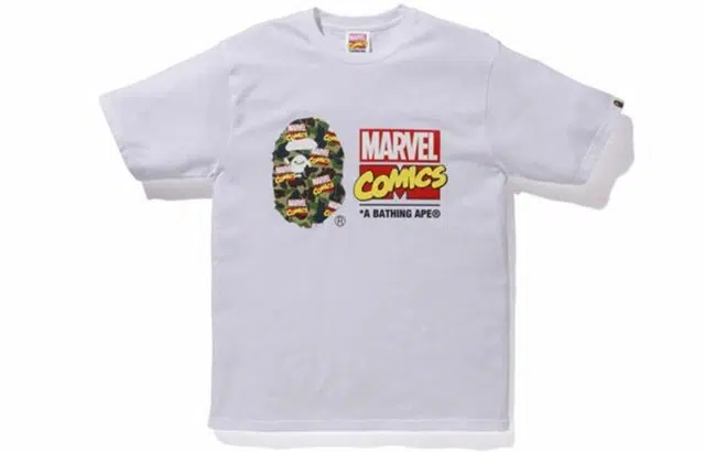 BAPE X Marvel Camo Tee T