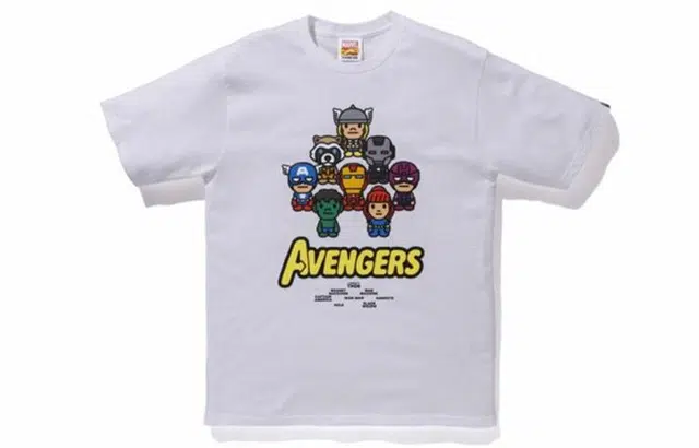 A BATHING APE Bape X Marvel Milo Avengers Tee T
