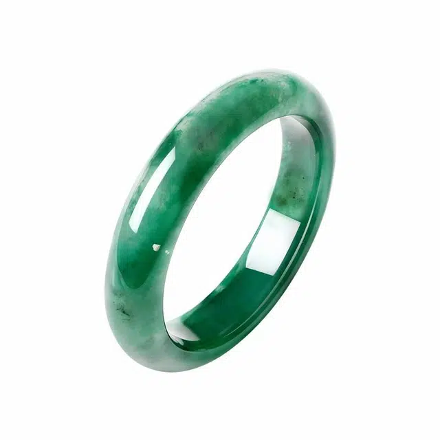 周大生 【云山翠】小众大气轻奢显白手饰 新中式国风国潮 福 独龙玉 手镯 女款