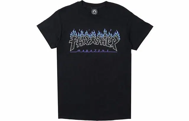 Thrasher Godzilla Charred S/S Black
