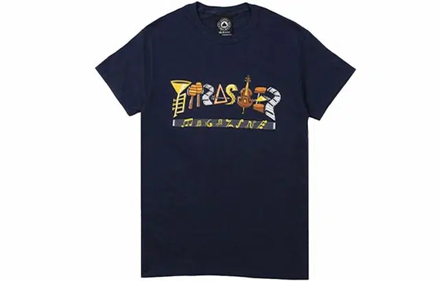 Thrasher Logo T-Shirt Blue