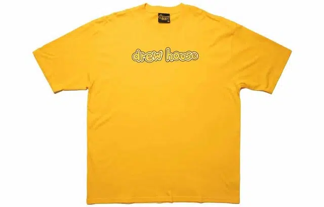 Drew House logo Ss Tee Golden Yellow LogoT