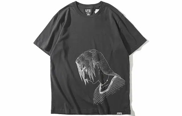 UNIQLO Naruto Itachi T-Shirt Dark Gray