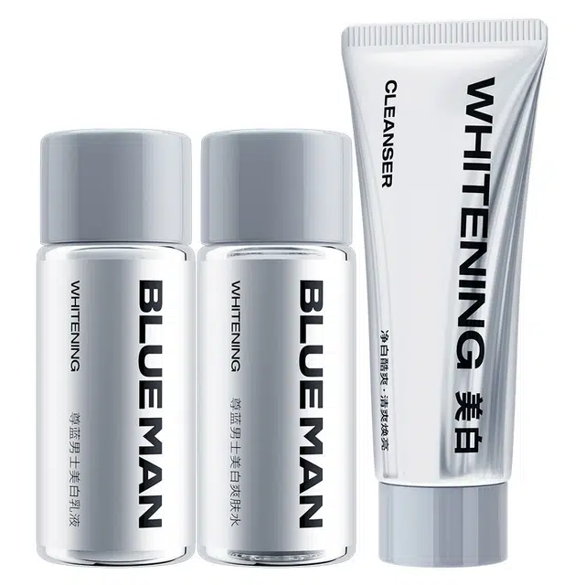 尊蓝 烟酰胺美白控油洗面奶水乳护肤套装 护肤品三件套旅行装 保湿去黑头控油提亮淡痘印清洁清爽滋润祛痘祛粉刺美白舒缓补水