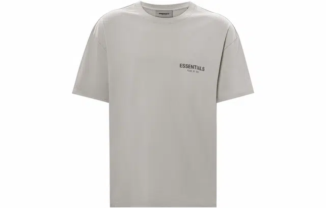 Fear of God Essentials FW21 Ss Tee StringTan LogoT