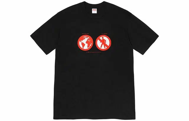Supreme Save The Planet Tee Black