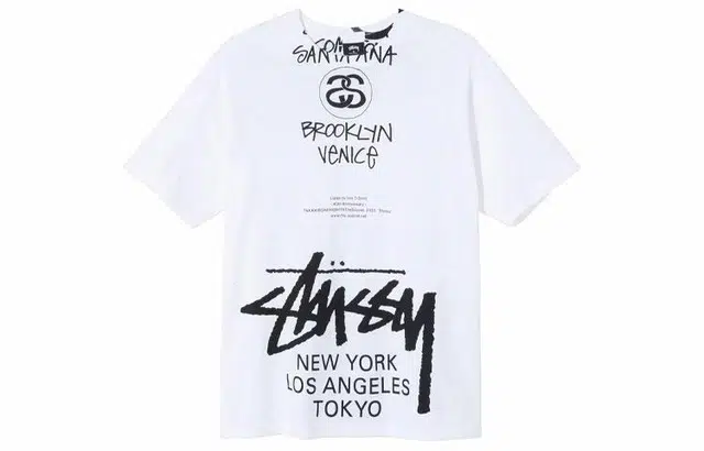 Stussy x TAKAHIRO MIYASHITA 40th Anniversary Tour Tee White