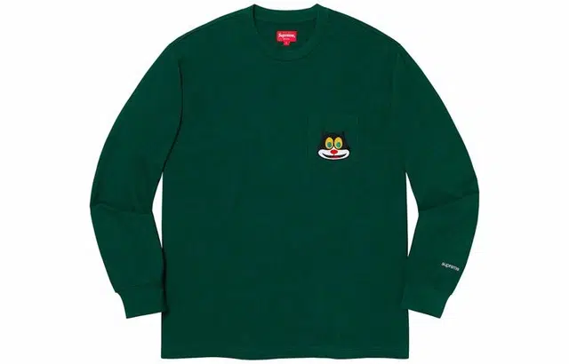 Supreme FW19 Week 4 Cat LS Pocket Tee T