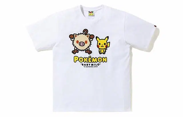 A BATHING APE BAPE x POKEMON Pikachu T-Shirt