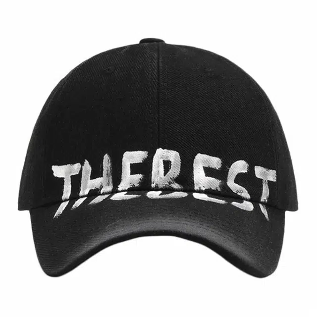 肯默 涂鸦字母街头嘻哈 头围可调节 棉 鸭舌帽 男女同款情侣款