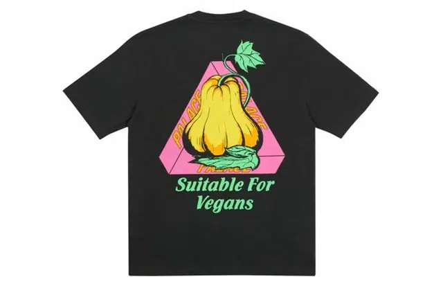 PALACE Nein Cheese Nein Egg T-Shirt Black