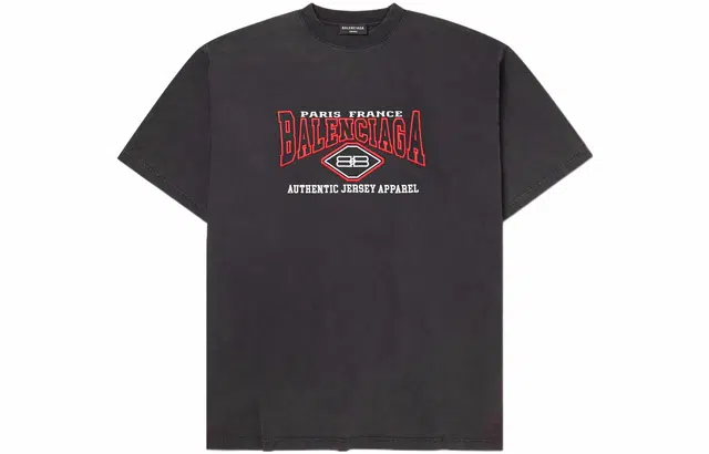 Balenciaga SS22 Batman Logo T-Shirt Black