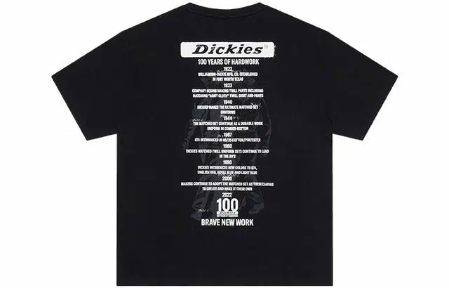 Dickies Logo Print T-Shirt Black
