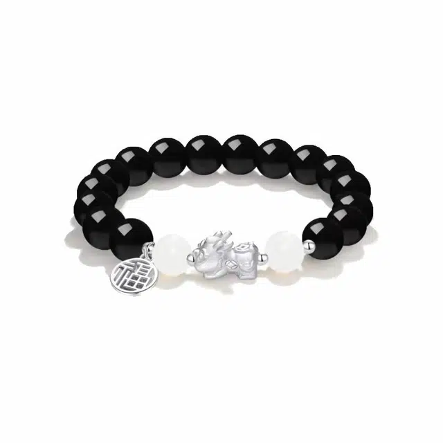 余笙情 吞金兽貔貅  新中式国潮福牌 民族风复古小众设计感 八方来财手饰 菩提子/菩提籽 手串 男女同款情侣款
