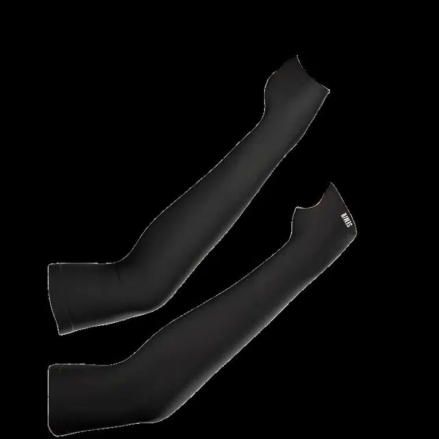 森马 冰感户外运动亲肤柔软轻便透气纯色 锦纶 防晒袖 女款