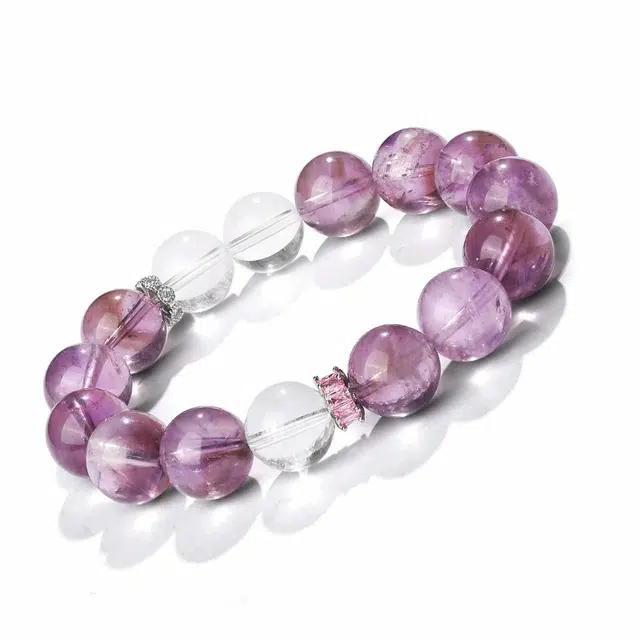 骊碧 原创设计 九紫离火 能量加持 时来运转 紫气东来 轻奢气质百搭#好运 紫水晶 手串 女款