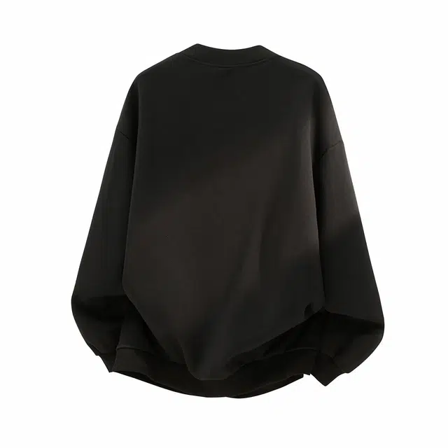 ROBINHOOD Vintage Patchwork Pullover Sweatshirt