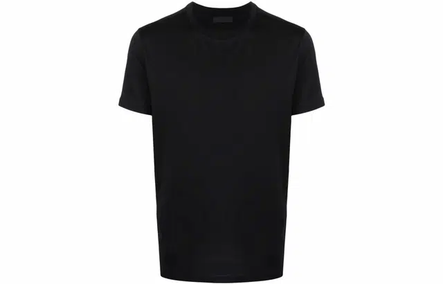 Prada Crew Neck T-Shirt Black