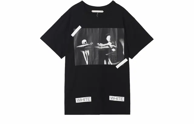 OFF-WHITE Skull T-Shirt Black