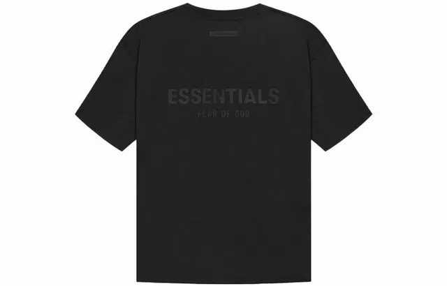 Fear of God Essentials SS21 Short Sleeve Tee Stretch Limo Black LogoT