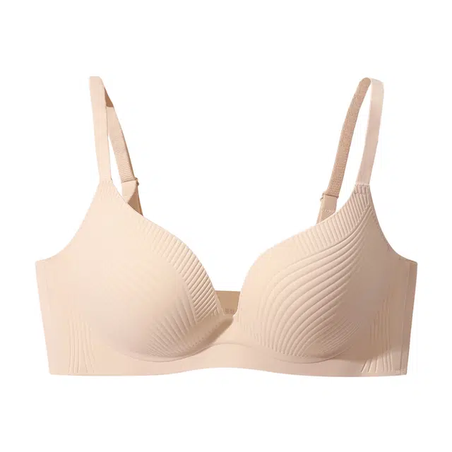 都市丽人 舒适简约纯色聚拢无痕提拉收副乳文胸 女款