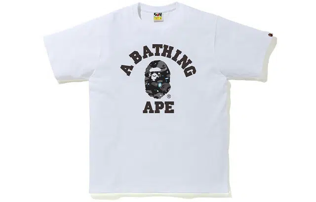 BAPE Space Camo College Tee