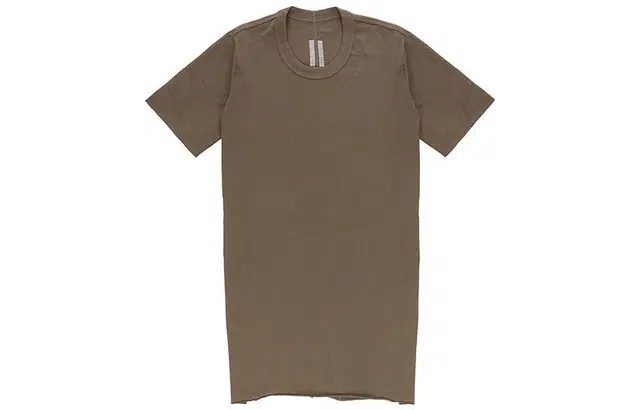 Rick Owens Crew Neck Tee Dust Gray