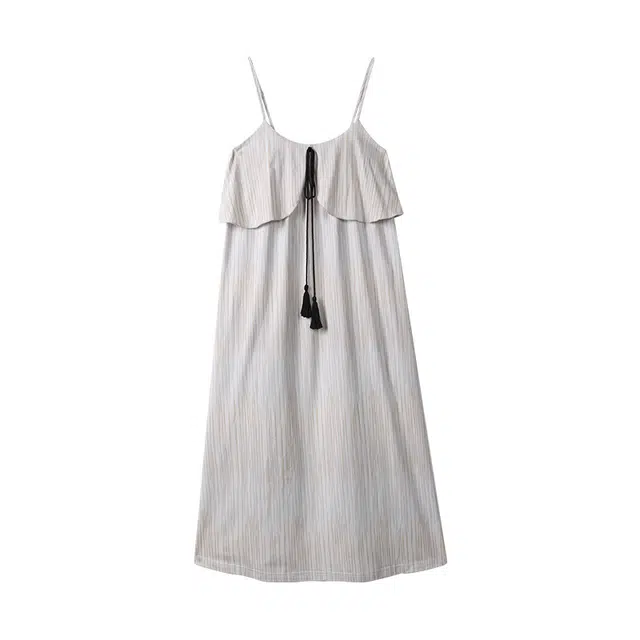 俞兆林 简约柔软亲肤吊带宽松休闲春夏季睡裙 女款 灰色