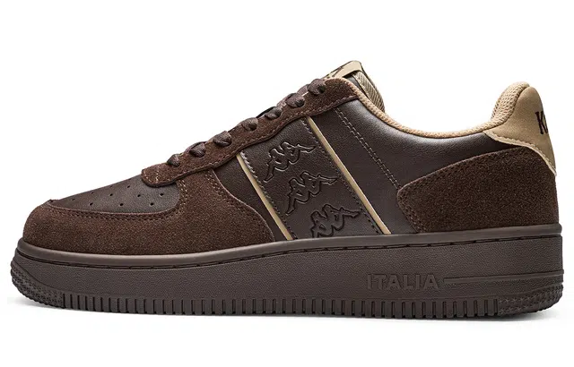Kappa Brown Low-Top Sneakers