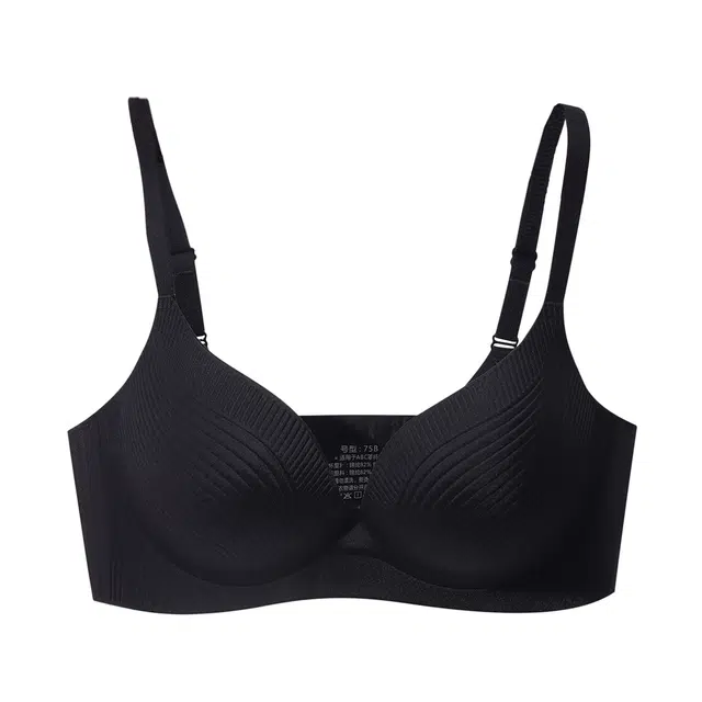 都市丽人 舒适简约纯色聚拢无痕提拉收副乳文胸 女款