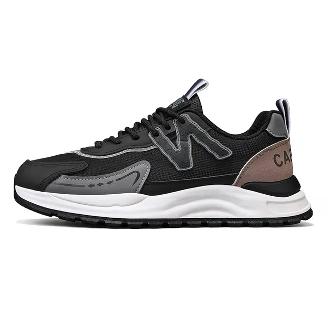 袋鼠头 主题系列 牛皮革 复古百搭潮流 耐磨 低帮 生活休闲鞋 男款