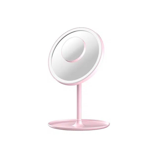 静玲珑 圆形补光台式化妆镜