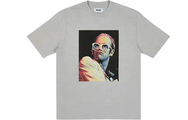 PALACE x Elton John Grey Tee