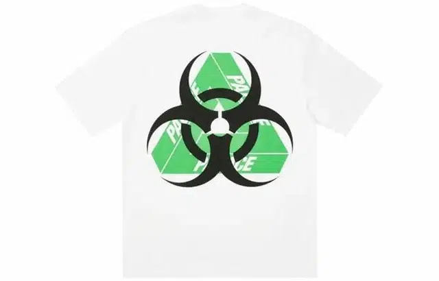 PALACE Bio Hazard T-shirt White LogoT