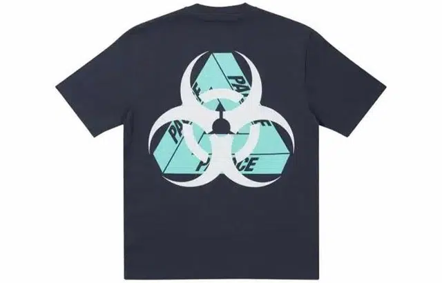 PALACEBIO Hazard T-shirt Navy LogoT