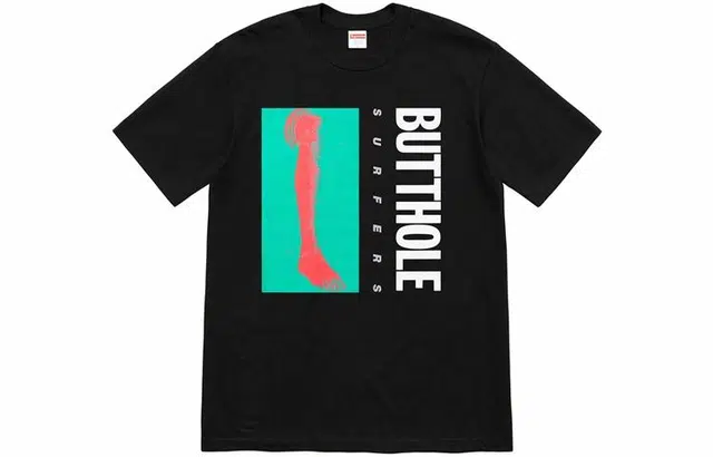 Supreme Week 19 x Butthole Surfers Leg Tee logoT