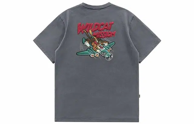 VIP Flying Tigers Series Retro Embroidered T-Shirt