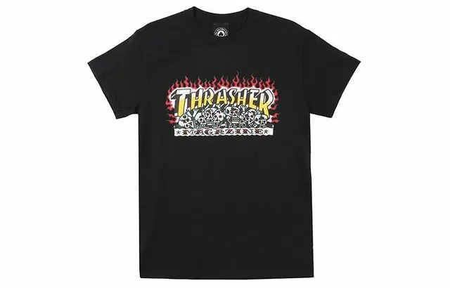 Thrasher Krak Skulls S/S Black