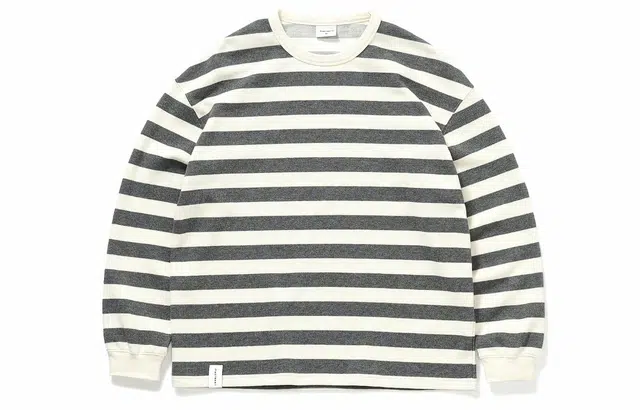 714STREET Retro Striped Long Sleeve Tee