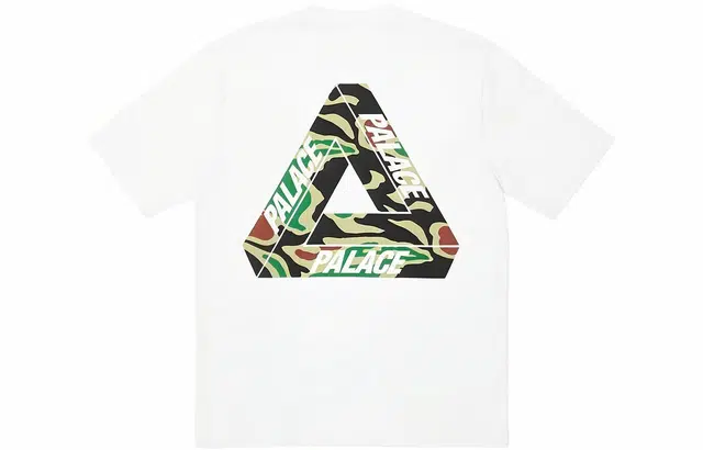 PALACE SS23 Jungle Camo Trl-ferg T-Shirt White LogoT