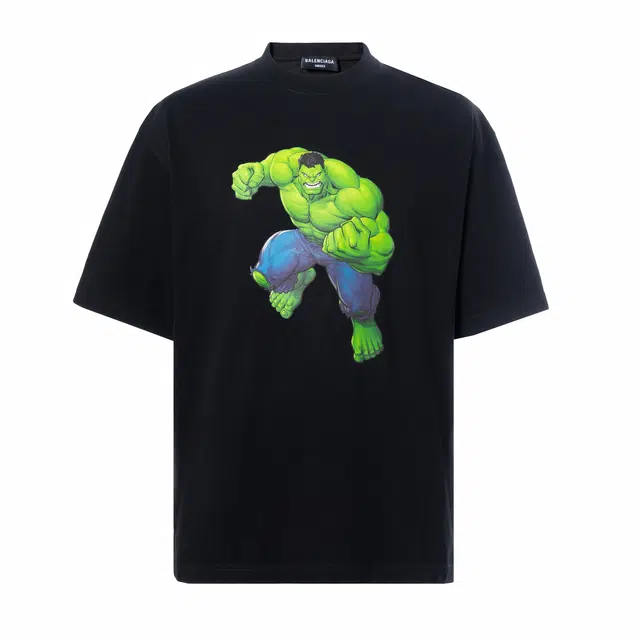Balenciaga x Hulk Black Tee
