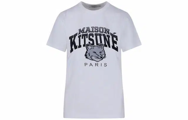 Maison Kitsune Crewneck T-Shirt White