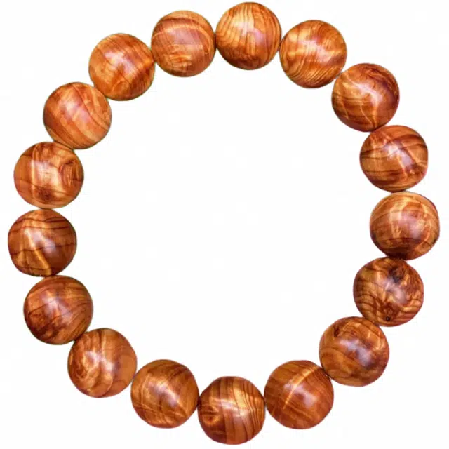 吉千年 【顺丰包邮】 新中式复古潮流 平安顺遂 招财进宝#好运  臻品 小龙胆闪电纹 崖柏 手串 男女同款情侣款