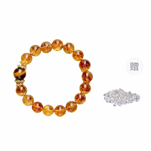 石在行 招财玄学富贵有钱花转运时来好运事业运爆棚八方来财寓日进斗金 新中式小众精致高级感好运 水晶 玉石手串 男女同款情侣款