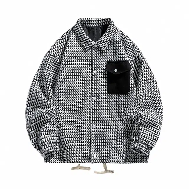 雅鹿 男装日系休闲百搭春秋款帅气男外套男装翻领长袖夹克 男款